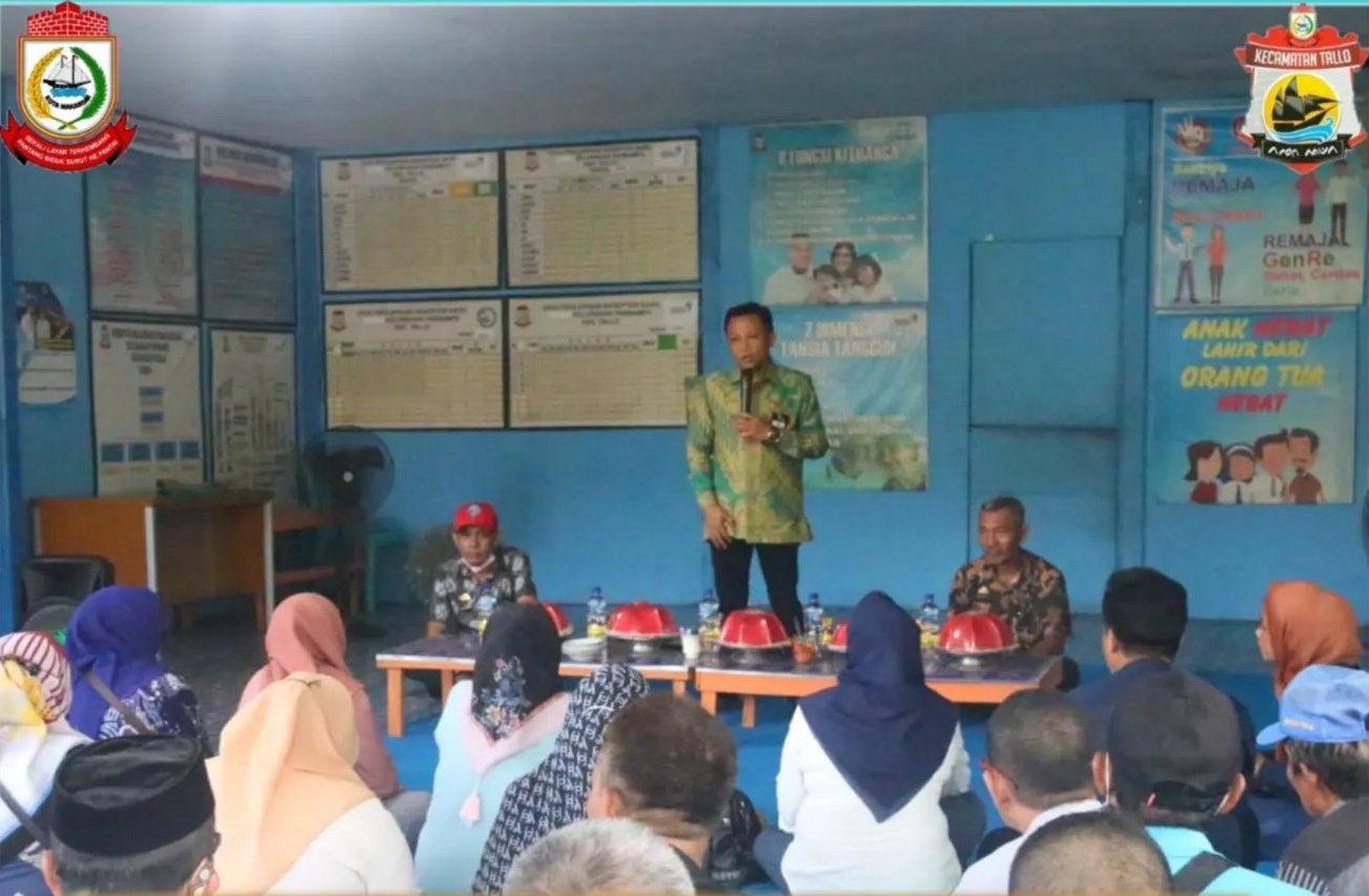 Camat Tallo Ajak Para Pj Ketua RT/RW di Kelurahan Pannampu Untuk Berikan Layanan Terbaik